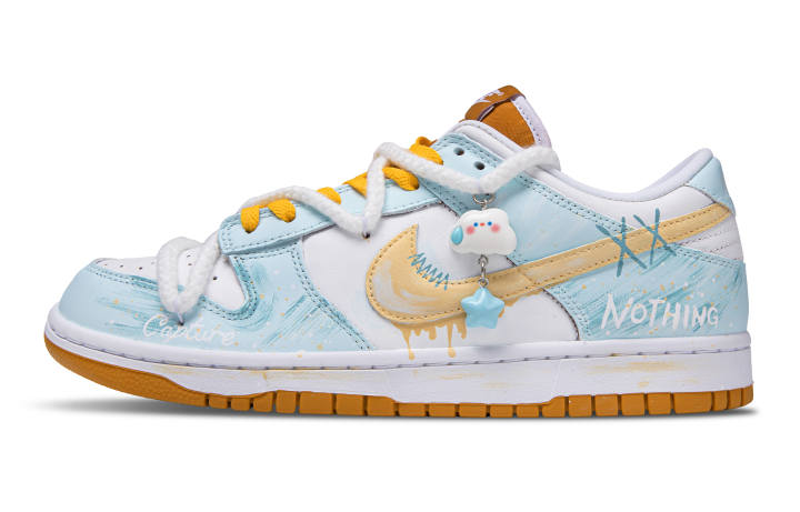 Nike Nike Dunk Mint Sugar Cube Low top Skateboard Shoes Unisex White Blue