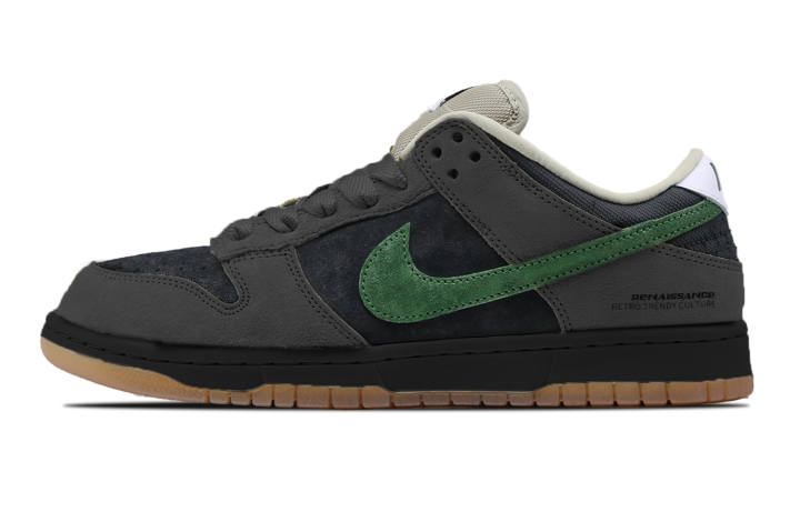 Nike Nike Dunk SB Black Hole Mesh, Suede Coverage Abrasion Resistant, Breathable Low top Skateboard Shoes Men's