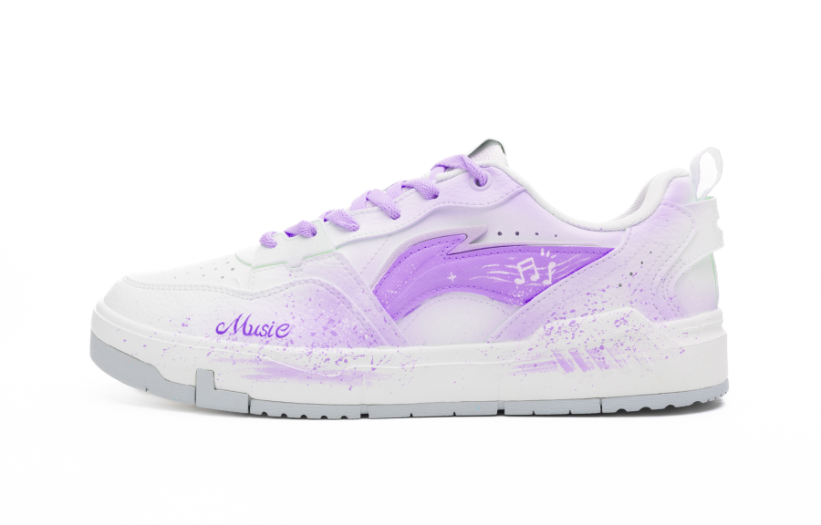 Li-Ning Li Ning Original Era Slip Resistant Abrasion Resistant Low top Skateboard Shoes Men's White
