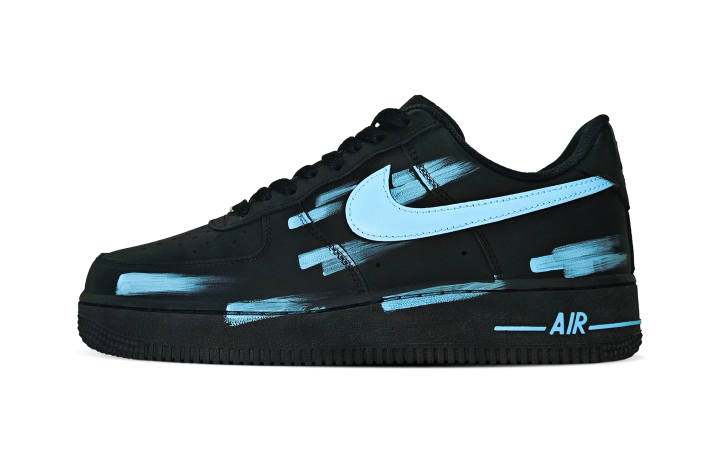 Nike Nike Air Force 1 Low top Skateboard Shoes Unisex Black