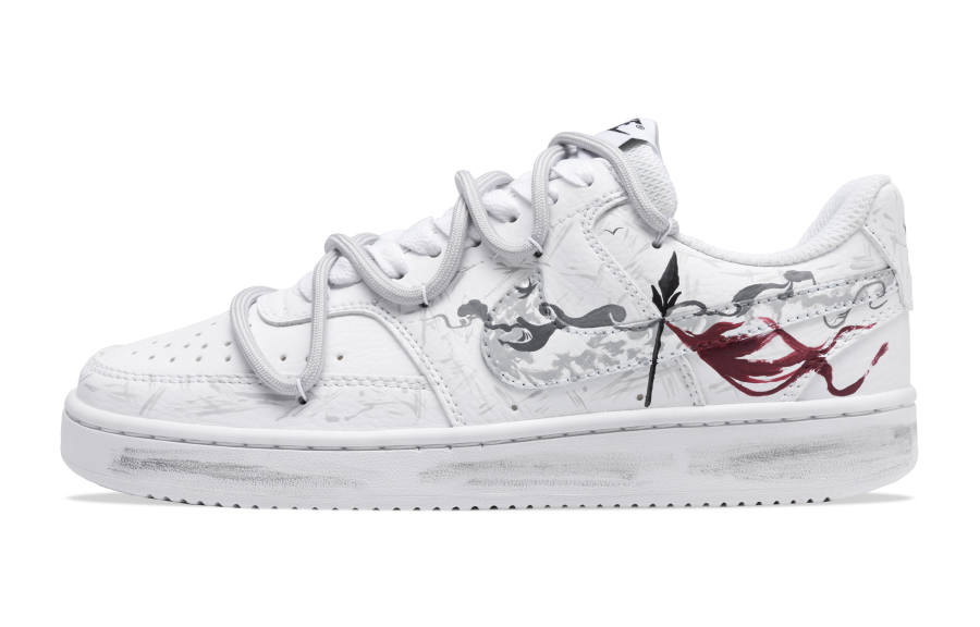 Nike Nike Court Red Flame Battle Song Slip Resistant Abrasion Resistant Slip Resistant Abrasion Resistant Low top