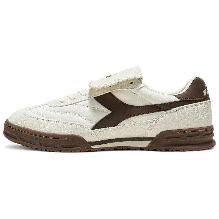 Diadora Cushioning Low top Skateboard Shoes Unisex White Umber