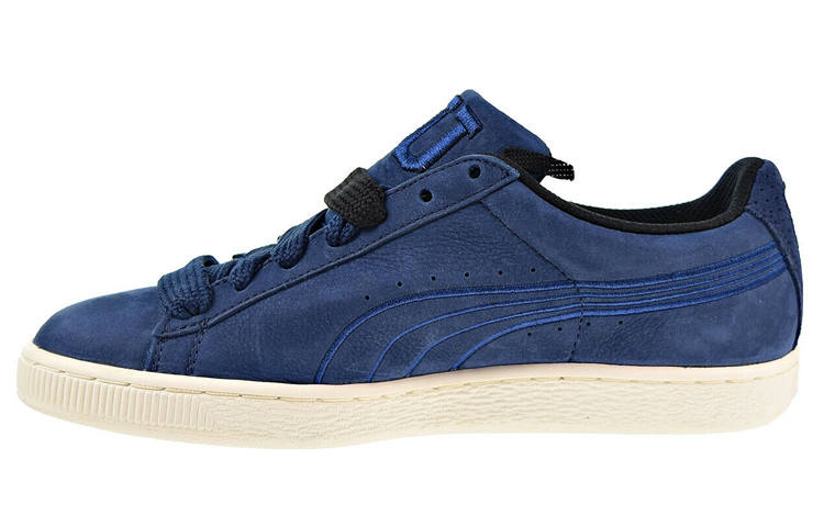PUMA Skateboard Shoes Men's Low Top Dark Blue