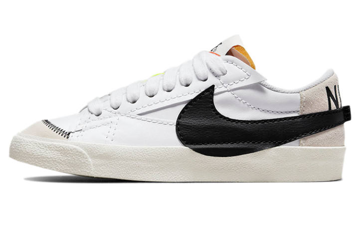 Nike Nike Blazer '77 Jumbo Slip Resistant, Abrasion Resistant, Lightweight Low top Skateboard Shoes Women's Black White Gray