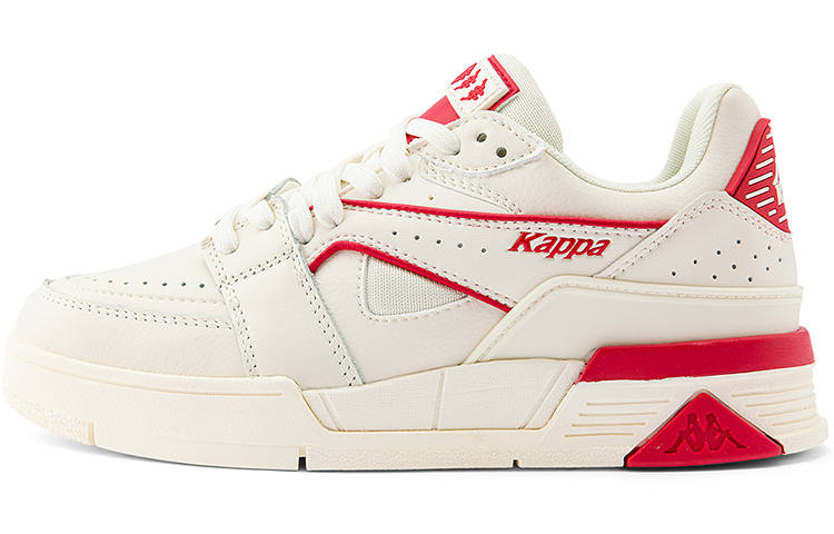 Kappa Abrasion Resistant Low top Skateboard Shoes Unisex Cherry Red