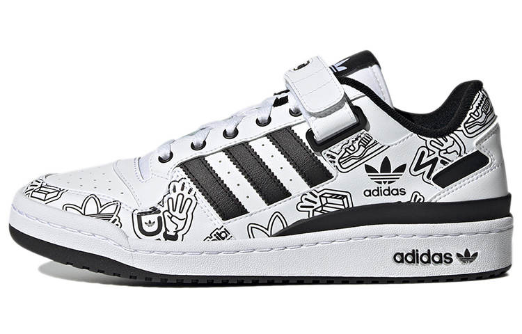 Adidas Originals Adidas Forum 84 Low Bold Graphics White Black