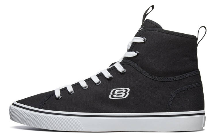 Skechers Lifestyle High top Skateboard Shoes Men's Black