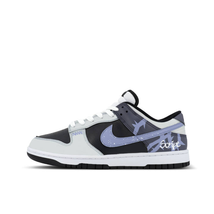 Nike Nike Dunk Purple Charm Thorn Low top Skateboard Shoes Unisex Gray Purple