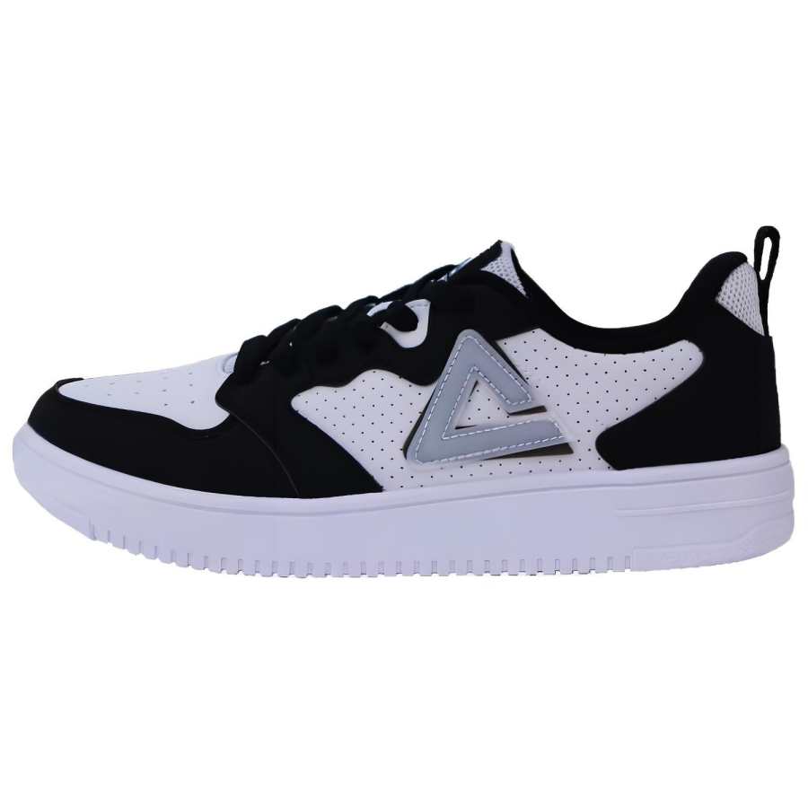 PEAK Slip Resistant And Breathable Low top Skateboard Shoes Women's Black White