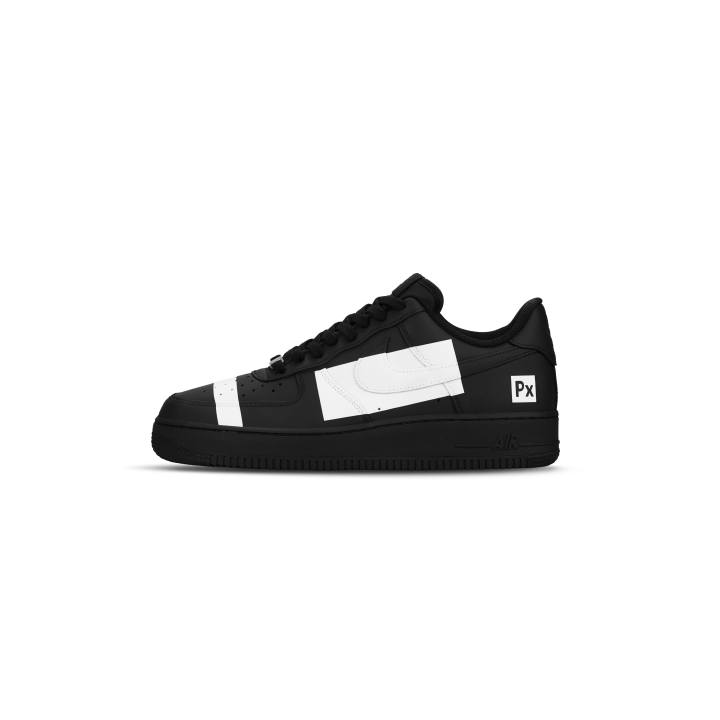 Nike Nike Air Force 1 Abrasion Resistant Low top Skateboard Shoes Unisex Black White