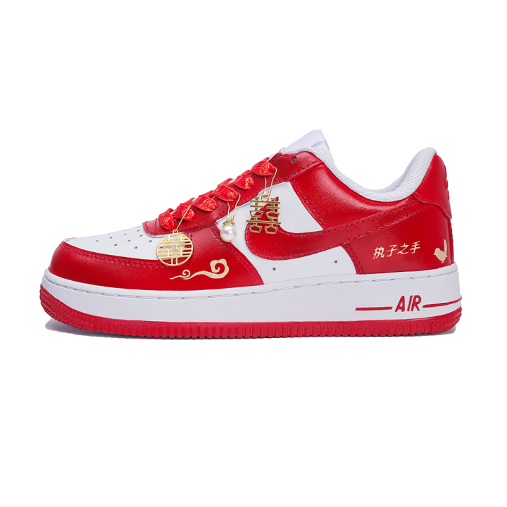 Nike Nike Air Force 1 Air Force 1 Leather Wedding Coverage Thermal Slip Resistant Abrasion Resistant
