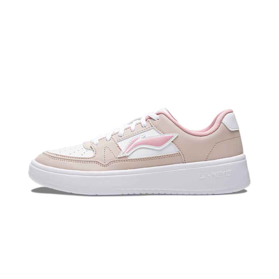Li-Ning Li Ning January 1.0 Abrasion Resistant Breathable Low top Skateboard Shoes Women's Beige