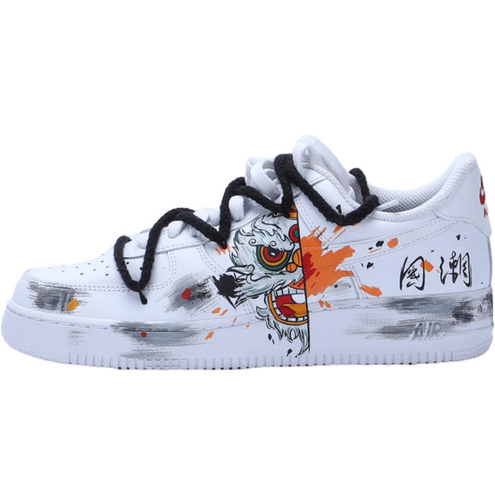 Nike Nike Air Force 1 Low top Skateboard Shoes Men's White