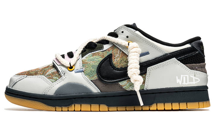 Nike Nike Dunk Low top Skateboard Shoes Men's Black White