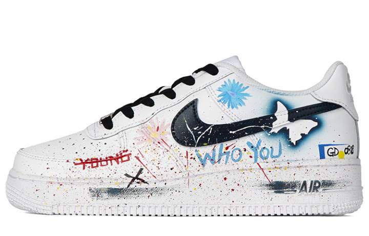 Nike Nike Air Force 1 Synthetic Leather Slip Resistant Cushioning Abrasion Resistant