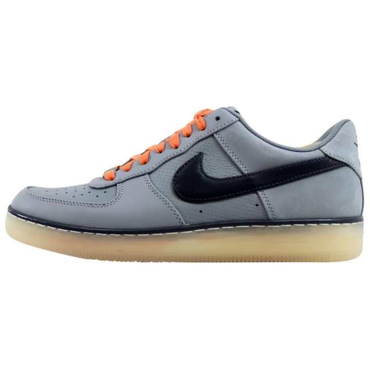 Nike Nike AF1 Downtown Silver/Dark Grey White Atomic Orange
