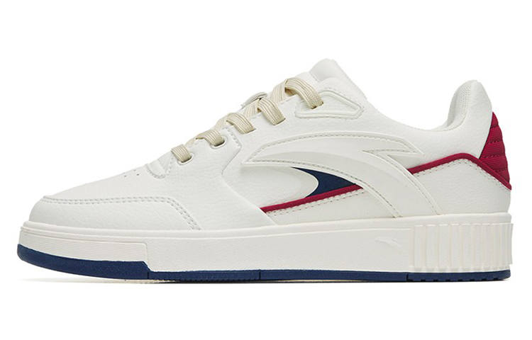 Anta 982 Platform Low top Skateboard Shoes Women's White Blue Red