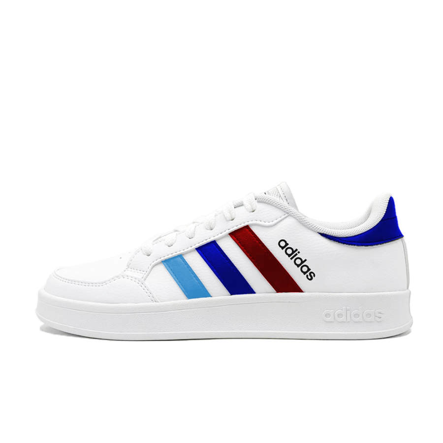 Adidas Neo Breaknet Flame Blue Ice Slip Resistant Cushioning Low top Skateboard Shoes Men's White