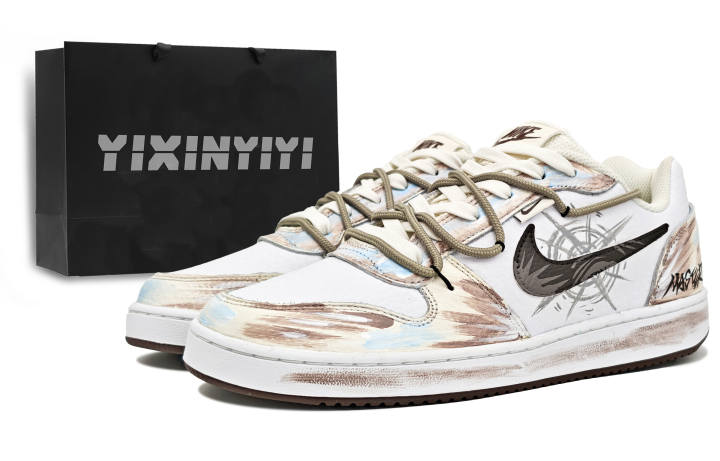 Nike Nike EBERNON Abrasion Resistant Low top Skateboard Shoes Men's