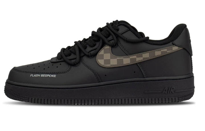 Nike Nike Air Force 1 Miracle Merchant Leather Slip Resistant Slip Resistant Low top Skateboard Shoes Unisex