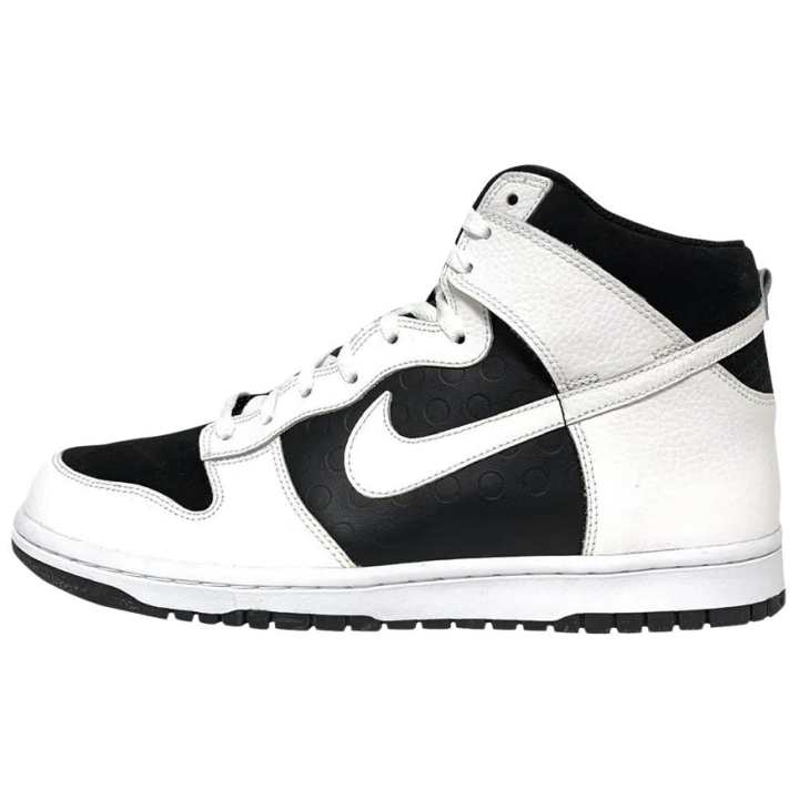 Nike Nike Dunk High top Skateboard Shoes Unisex White Black