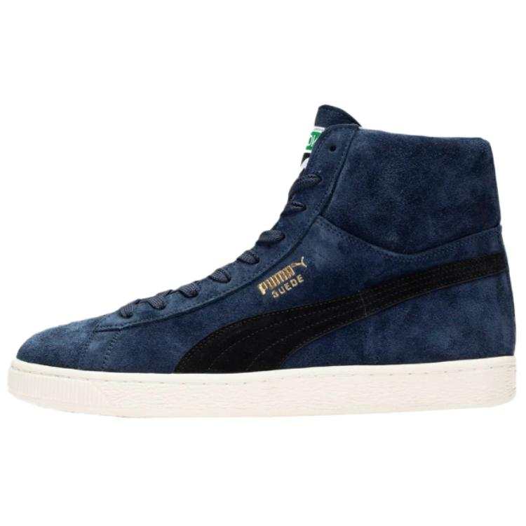 PUMA NOAH x PUMA Suede Classic Mid top Skateboard Shoes Unisex Blue White Black