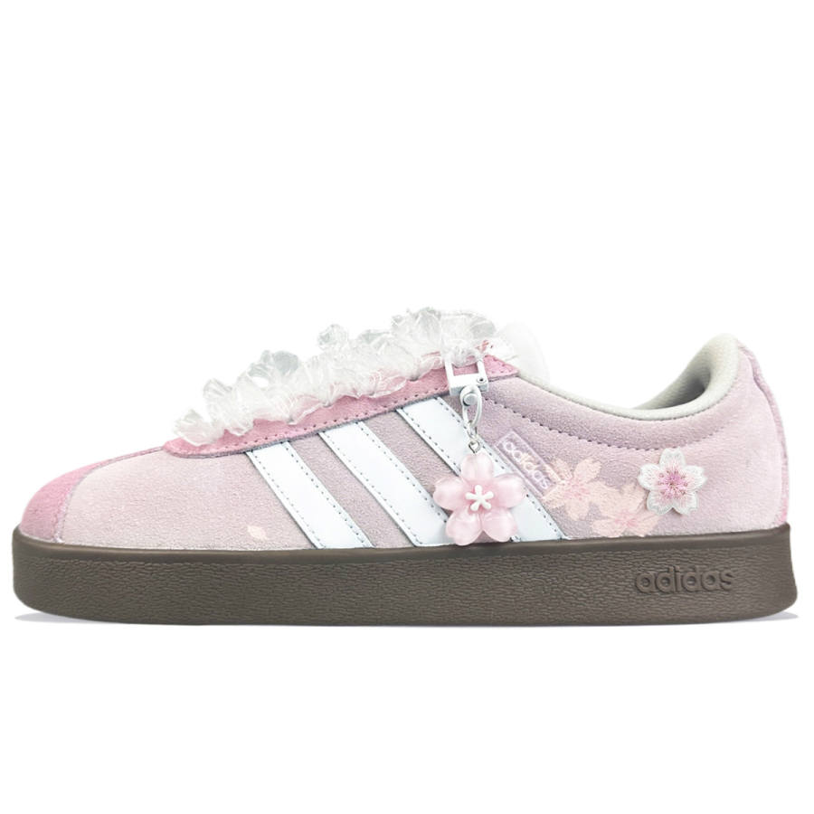 Adidas Neo VL Court Lifestyle Low top Skateboard Shoes Unisex Pink