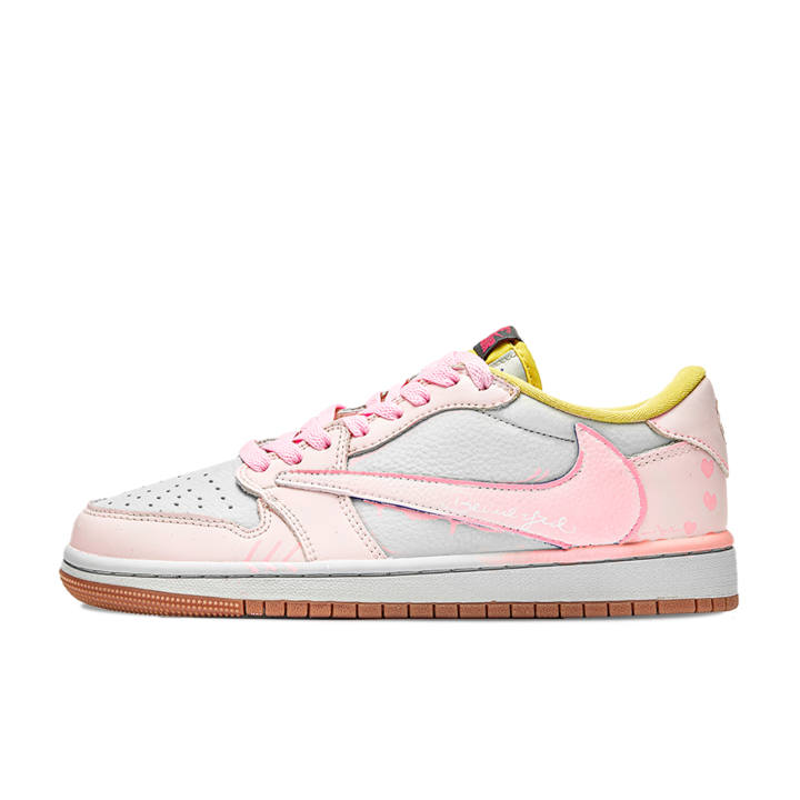 Nike Nike X Travis Scott Lively Island, Graceful Leather Abrasion Resistant Abrasion Resistant Low top Skateboard Shoes