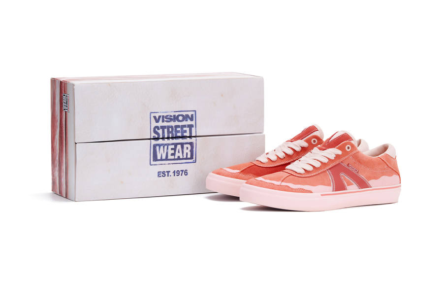 Vision Street Wear Push Pro Low top Skateboard Shoes Unisex Flesh Pink