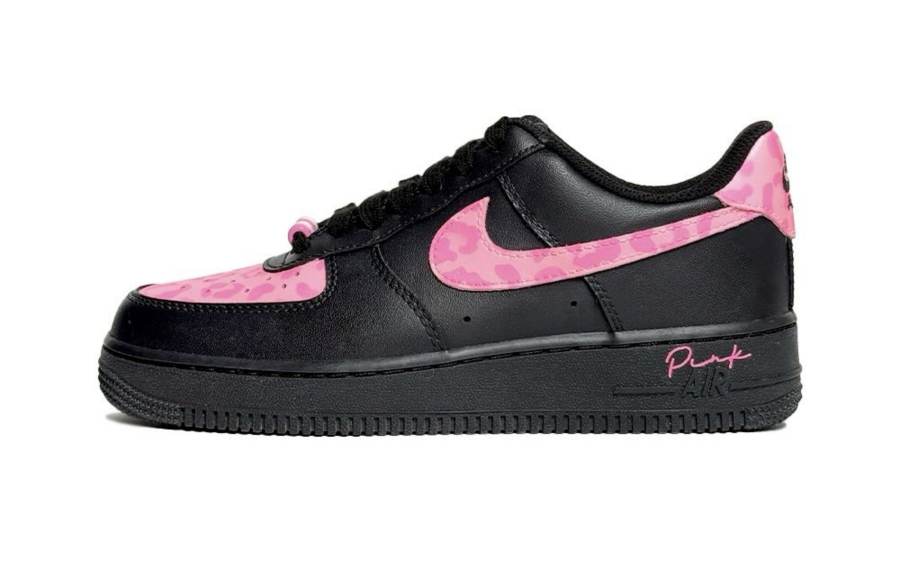 Nike Nike Air Force 1 Demon's Kiss Slip Resistant Low top Skateboard Shoes Women's Black