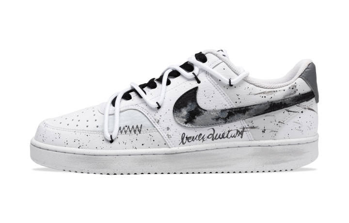 Nike Nike Court Vision 1 Planet Fall Classic And Versatile Slip Resistant Abrasion Resistant Low top Skateboard Shoes Men's