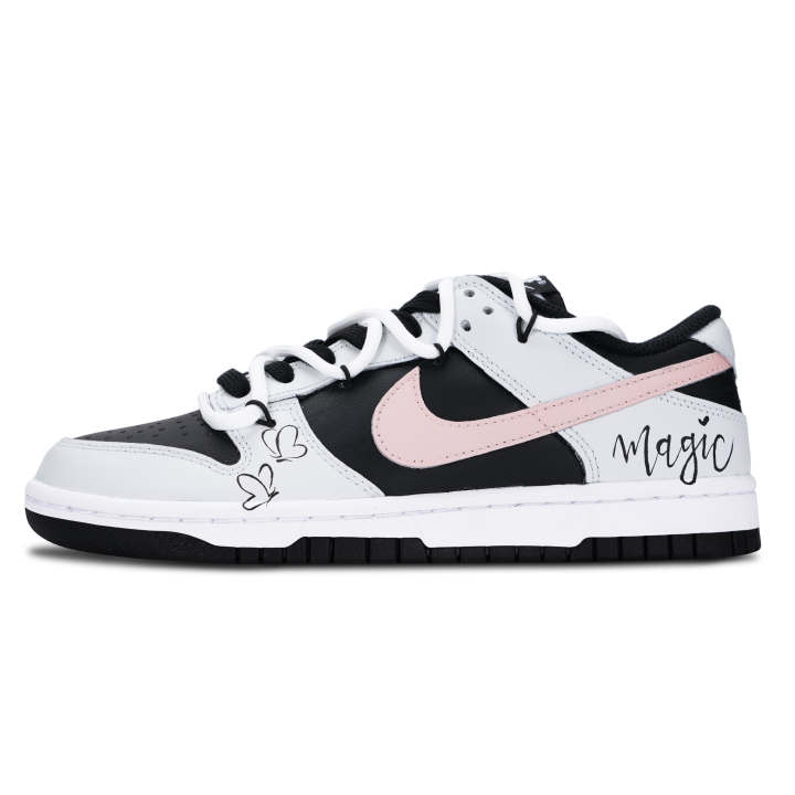 Nike Nike Air Force 1 Black White, Butterfly Magic Slip Resistant Cushioning Abrasion Resistant