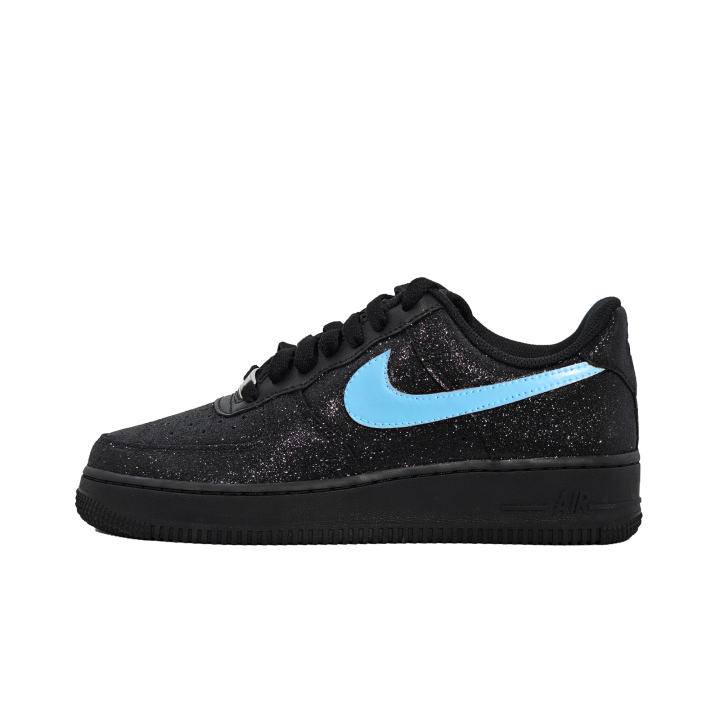 Nike Nike Air Force 1 Baby's Breath Low top Skateboard Shoes Women's Black Diamond Blue
