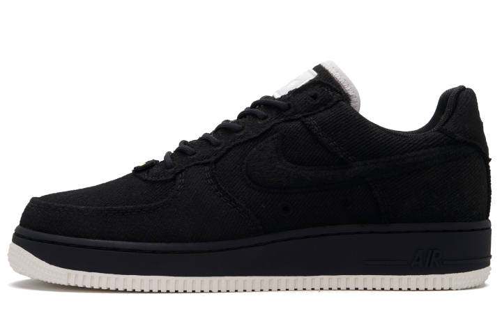 Nike Nike Air Force 1 The Flow Low top Skateboard Shoes Unisex Black