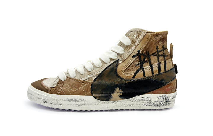 Nike Nike Blazer High top Skateboard Shoes Unisex Umber