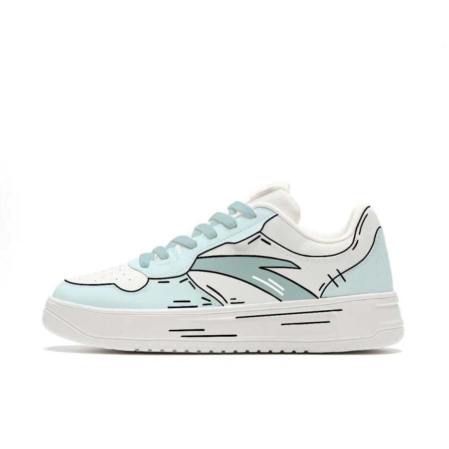 Anta Easy Slip Resistant Cushioning Slip Resistant Cushioning Low top Skateboard Shoes Unisex