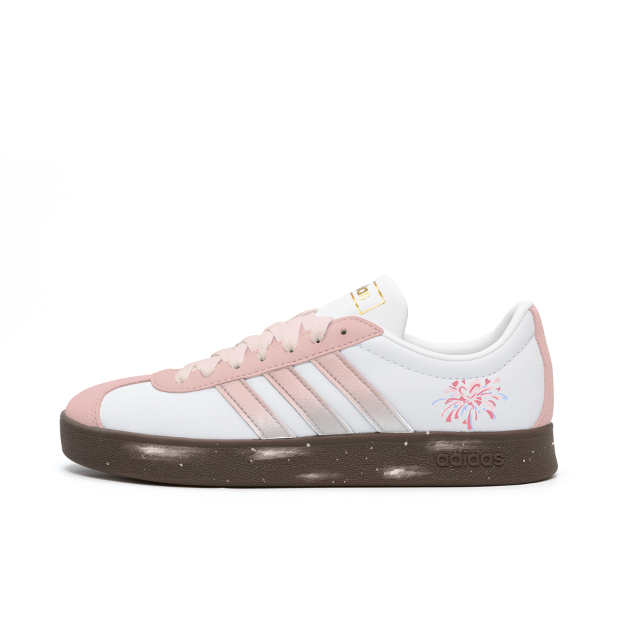 Adidas Adidas VL COURT 2.0 Leather Cushioning Low top Skateboard Shoes Unisex