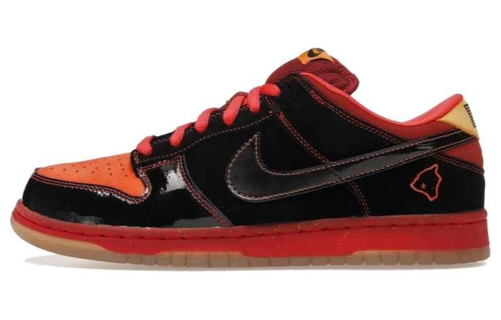 Nike Nike Dunk SB Hawaii Low top Skateboard Shoes Men's Black Orange