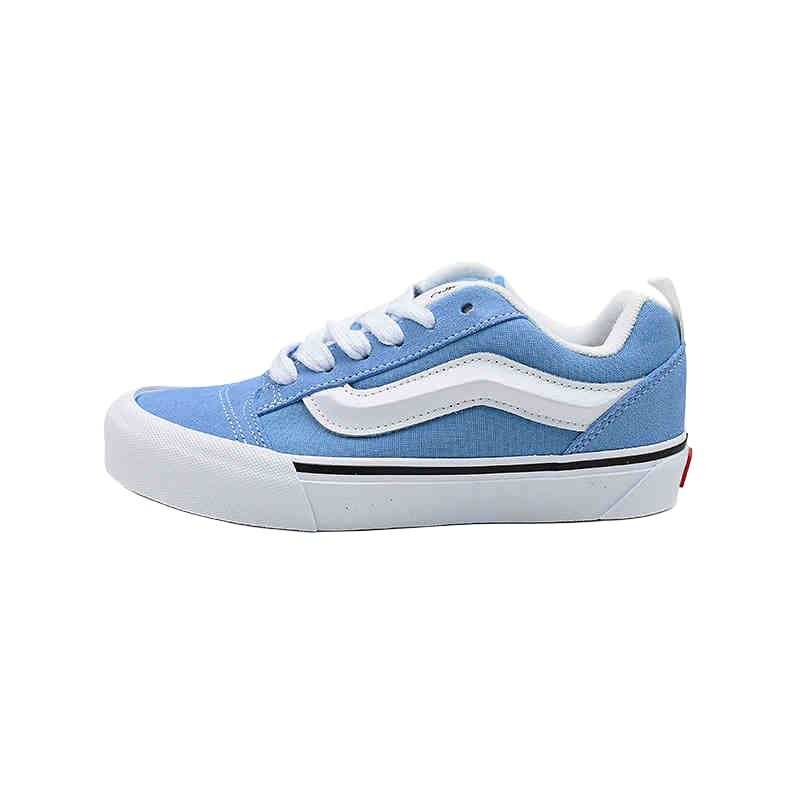 Vans Vans Knu Skool Canvas, Suede Low top Skateboard Shoes Unisex Blue