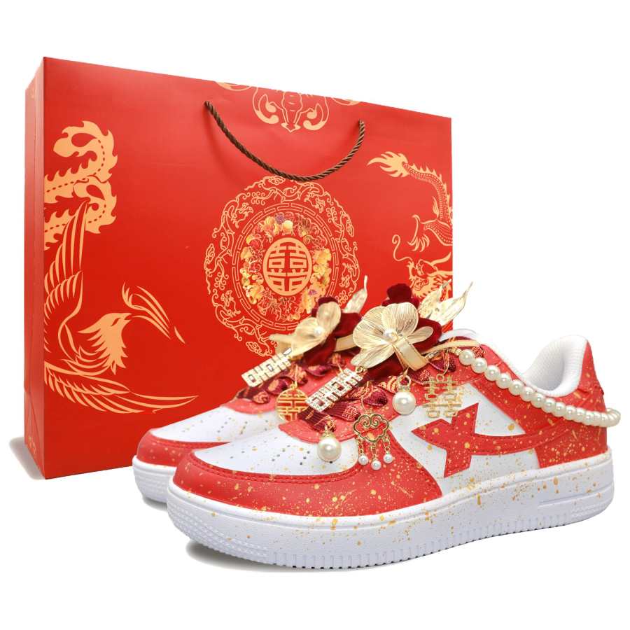 XTEP Air Force 1 Golden Jade Perfect Match Slip Resistant, Abrasion Resistant, Breathable Low top Skateboard Shoes