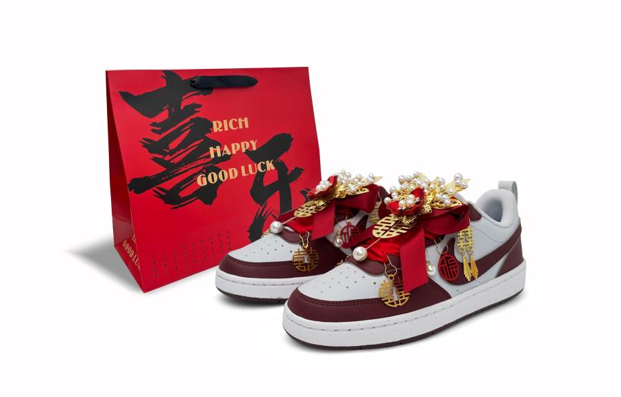 Nike Nike Court Borough Low top Skateboard Shoes Women's Burgundy