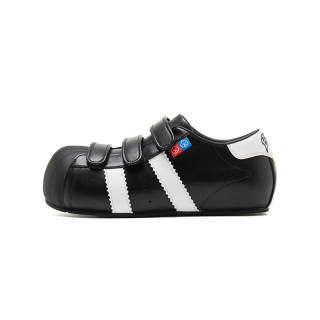 BBIMP Slip Resistant Lightweight Non slip Lightweight Low top Skateboard Shoes Unisex Black