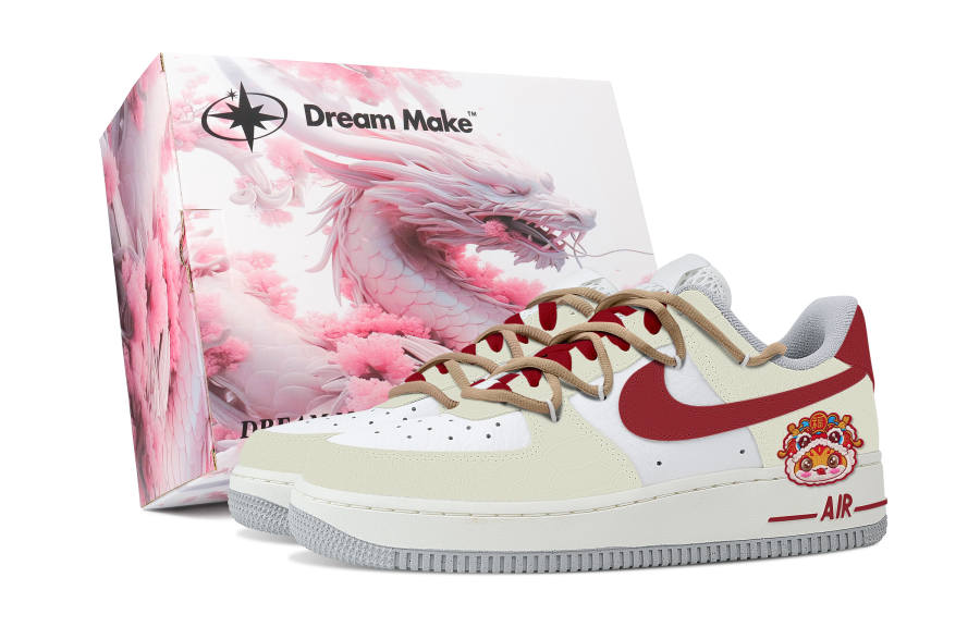 Nike Nike Air Force 1 Skateboard Shoes Women's Low Top Yellow/Red