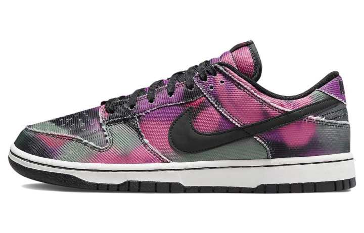 Nike Nike Dunk Etro PRM 'Graffiti' Low top Skateboard Shoes Men's Black Purple