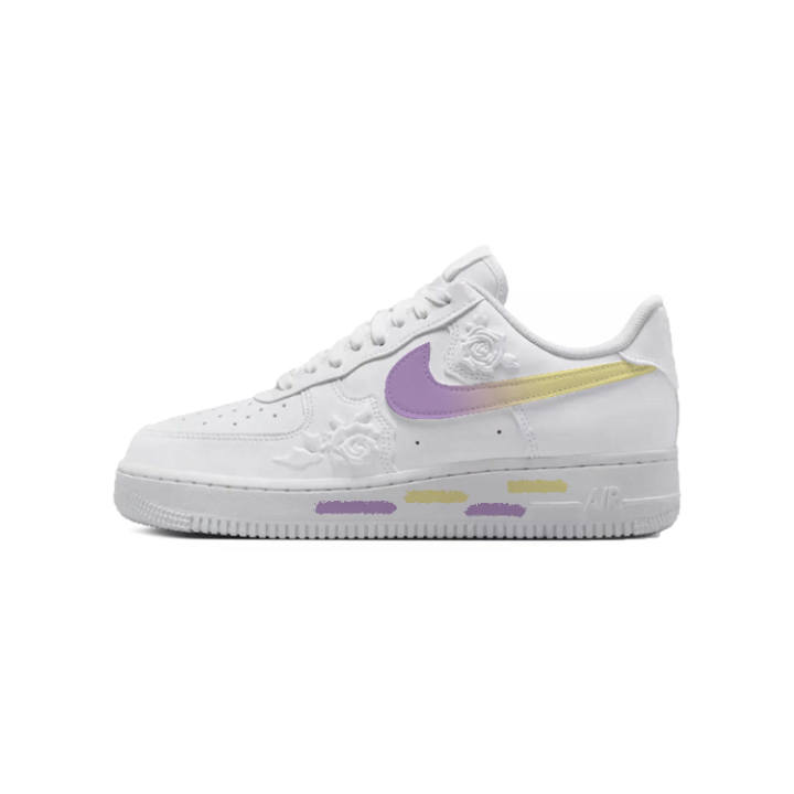 Nike Nike Air Force 1 Taro Paste Pudding Slip Resistant Abrasion Resistant Slip Resistant Abrasion Resistant Low top