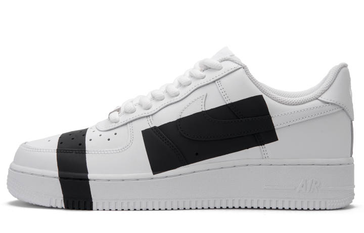 Nike Nike Air Force 1 Low top Skateboard Shoes Unisex Black White
