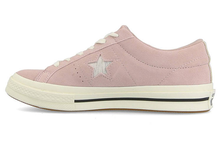 Converse One Star Leather Slip Resistant, Abrasion Resistant, Lightweight Low top Skateboard Shoes Women's Pink