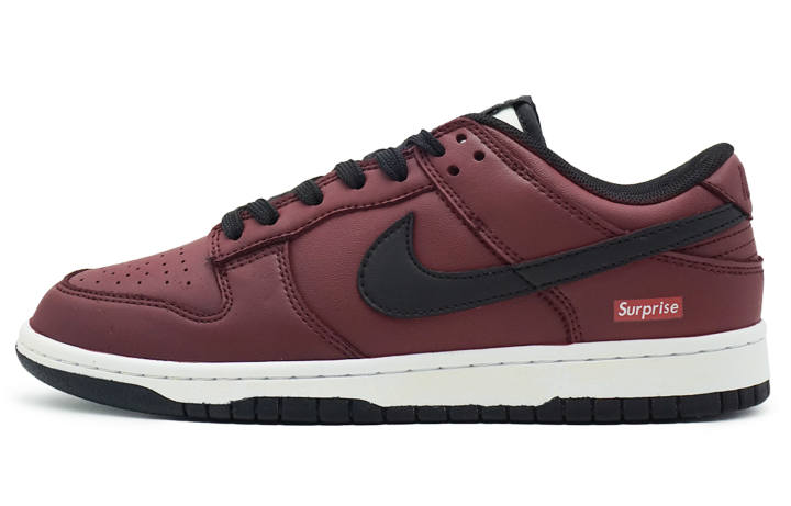 Nike Nike Dunk Abrasion Resistant Abrasion Resistant Low top Skateboard Shoes Men's Red Brown Black