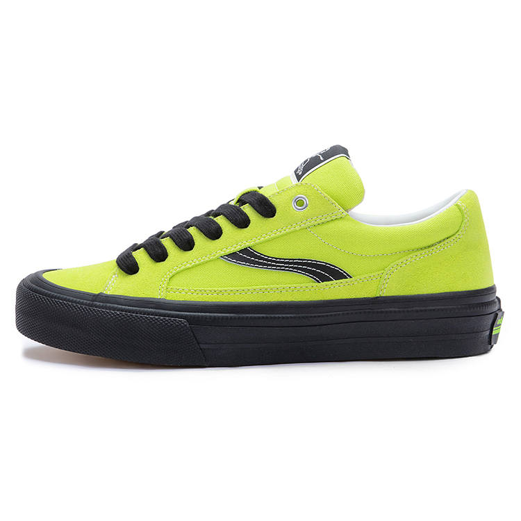 OddCIRKUS Astley Neon Balance Abrasion Resistant Slip Resistant Low top Skateboard Shoes Unisex Lemon