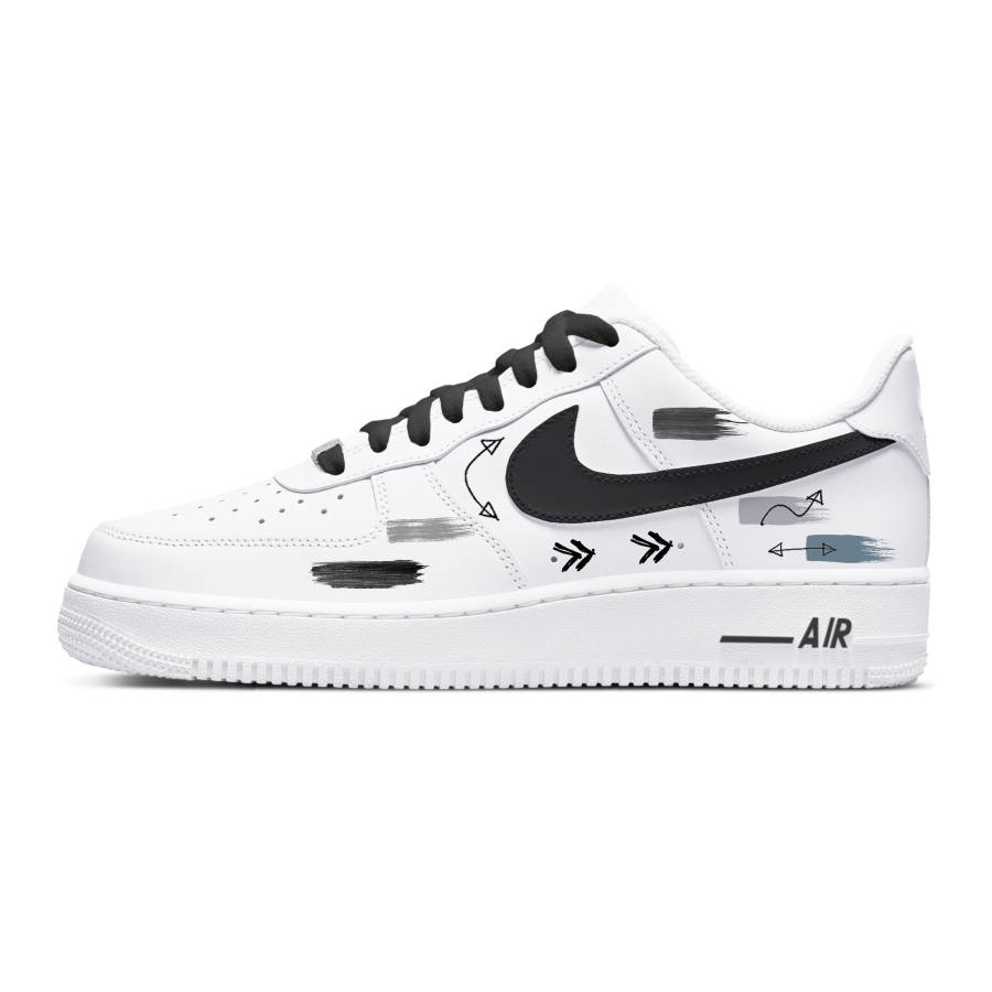 Nike Nike Air Force 1 Cartoon Synthetic Leather, Cow Leather Abrasion Resistant Abrasion Resistant Low top Skateboard Shoes